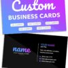 Premium Glossy Business Cards – 16pt Cardstock – USA Made (50–10,000 Cards)