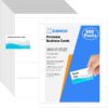 Printable Thick Business Card Paper – 500 Blank Cards – 3.5" x 2", Double-Sided, Laser & Inkjet Compatible