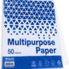 BAZIC Multipurpose White Copy Paper, 50 Sheets, 8.5" x 11", 20 lb (75 gsm)