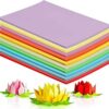 200 Pcs Colored A4 Craft Origami Paper