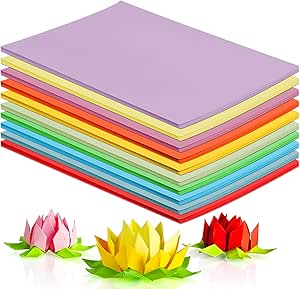200 Pcs Colored A4 Craft Origami Paper